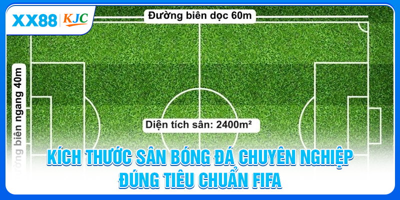 Kích Thước Sân Bóng Đá Chuyên Nghiệp Tiêu Chuẩn FIFA